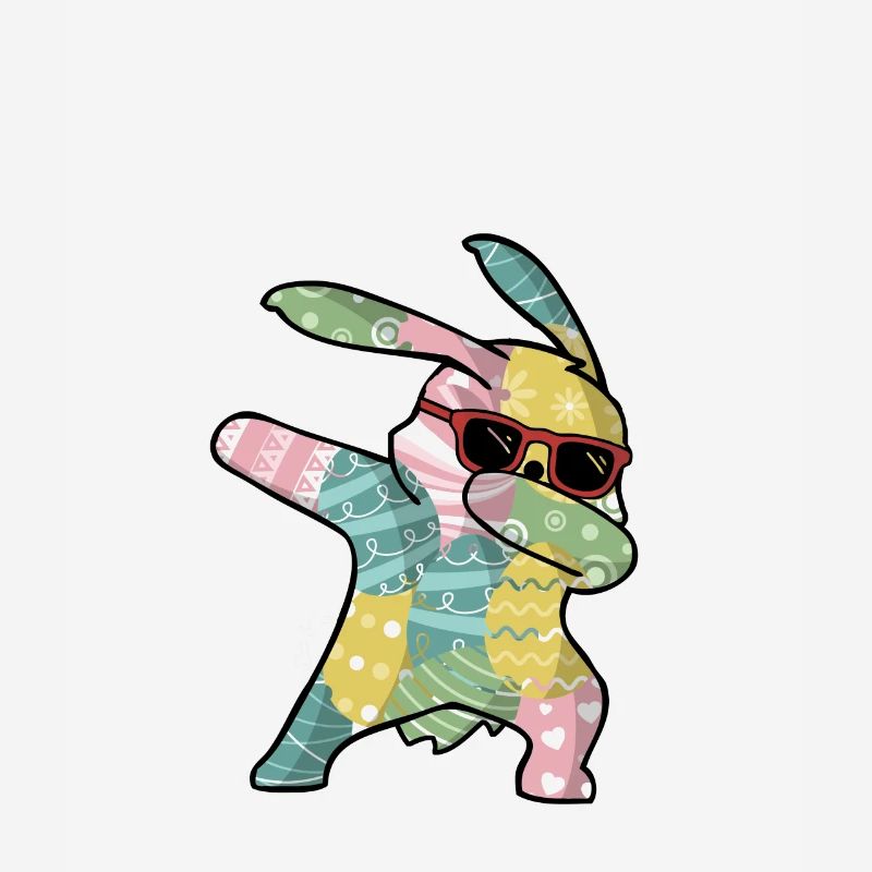 Dabbing Easter Bunny Easter Bunny Easter