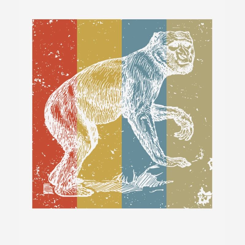 Save the Gorilla - retro birthday gift