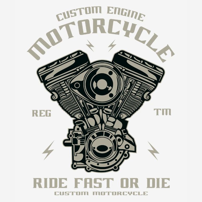 Conversion de moteur de moto Chopper Custom Engine