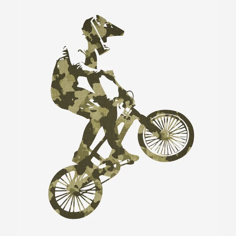 BMX camouflage vert