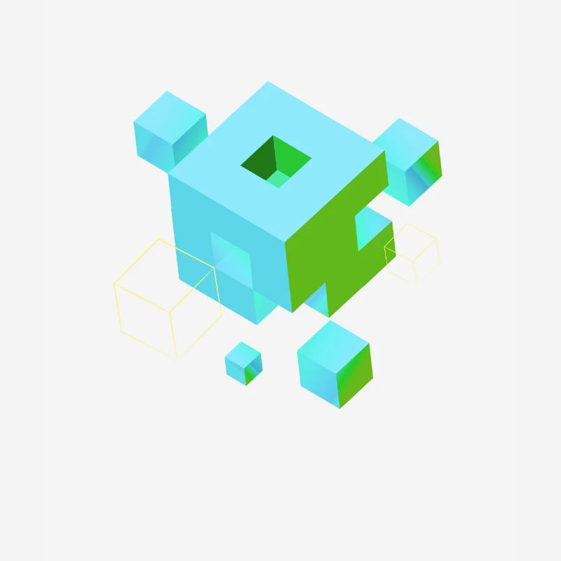 cube pixel 3d nerd game mind craft Rubix Zauber