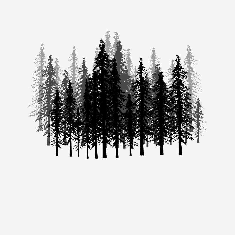 Forest Forests Forester Hunter Gift Idea Camping
