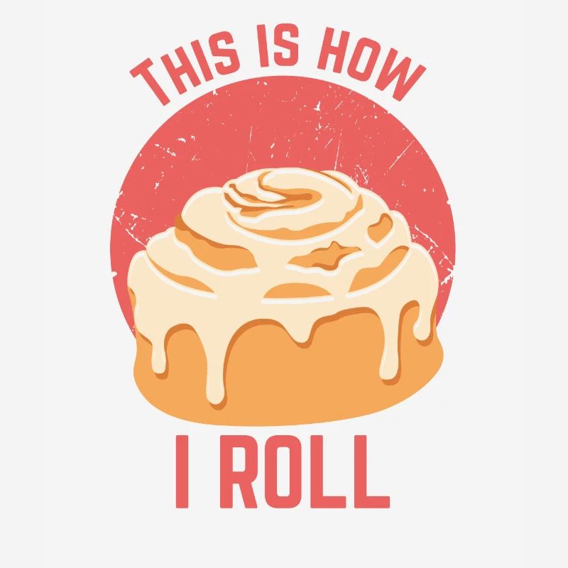 Cinnamon Cinammon Roll design I Funny biscuits