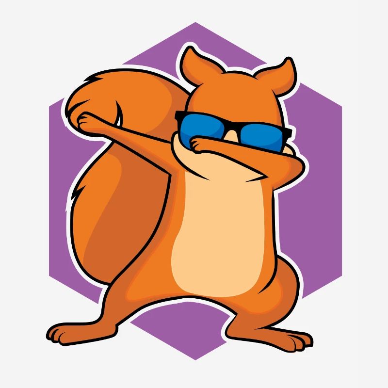 Dabbing Squirrel - Design