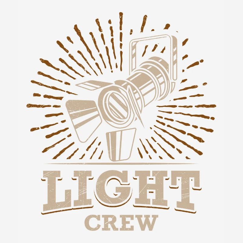 LIGHT CREW Cadeau de technicien en éclairage rétro