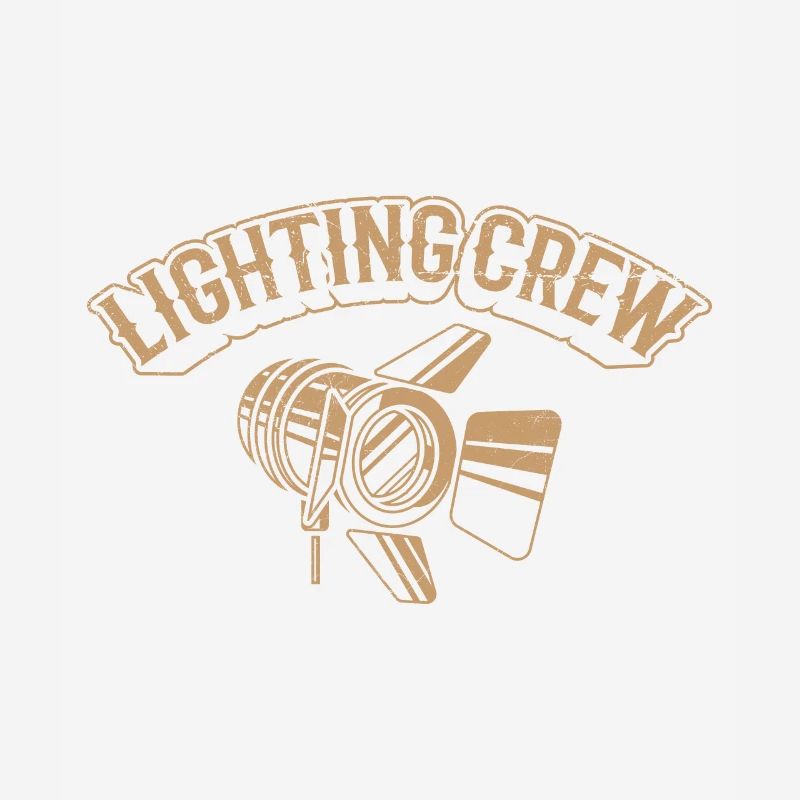LIGHTING CREW Retro Licht Lichttechniker Geschenk