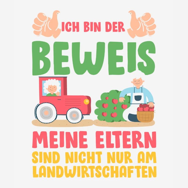 Landwirt Kinder Traktor Geschenk · Beweis