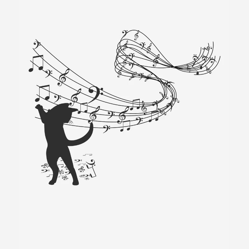 Chat de notes de musique