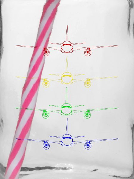 bunte airplanes