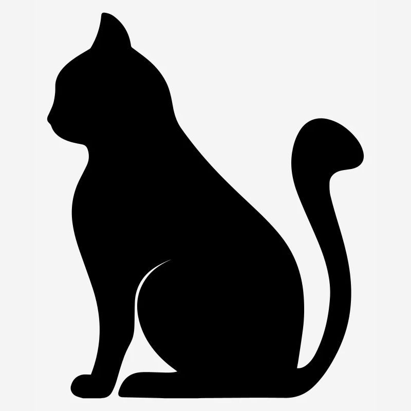 silhouette de chat