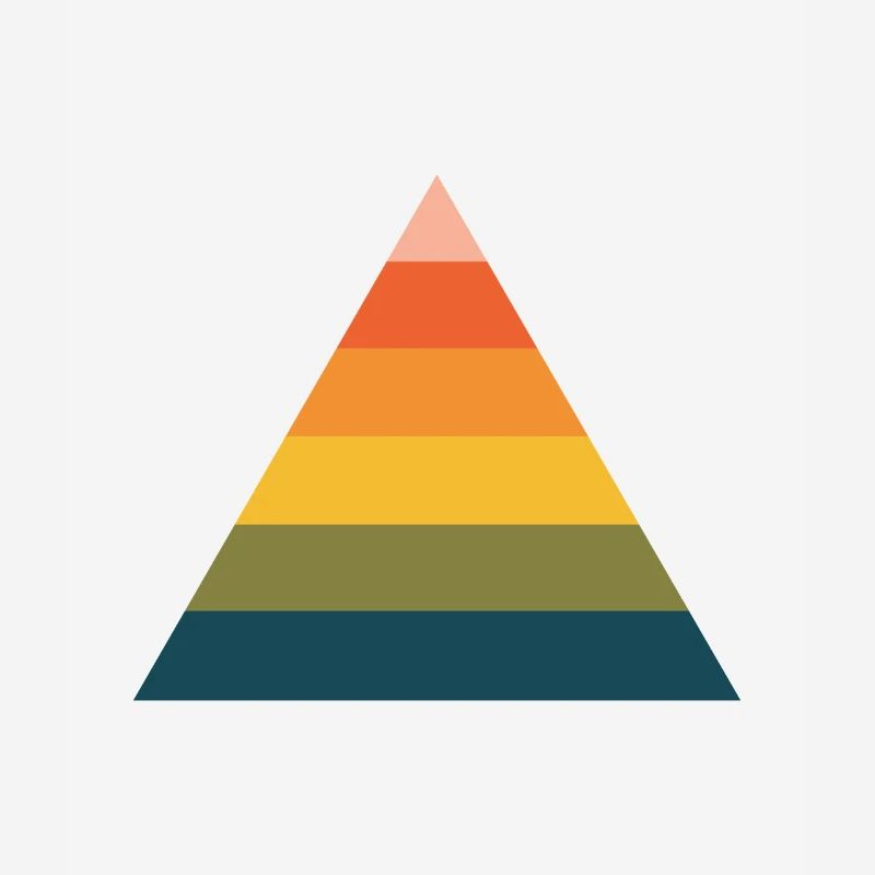 Pyramide arc-en-ciel