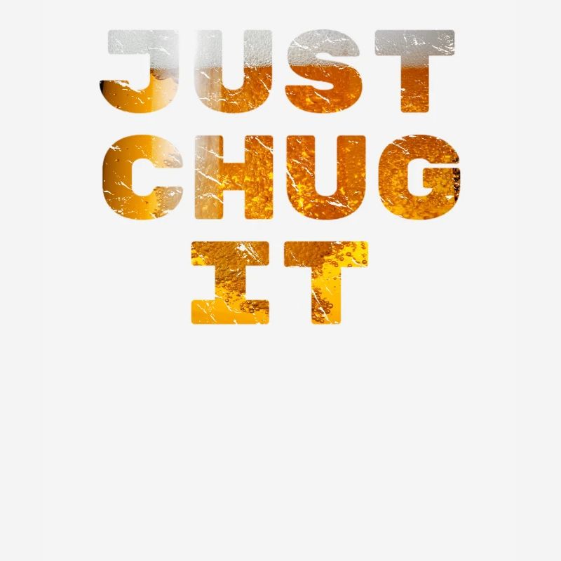 Conception de fond de bière juste Chug It