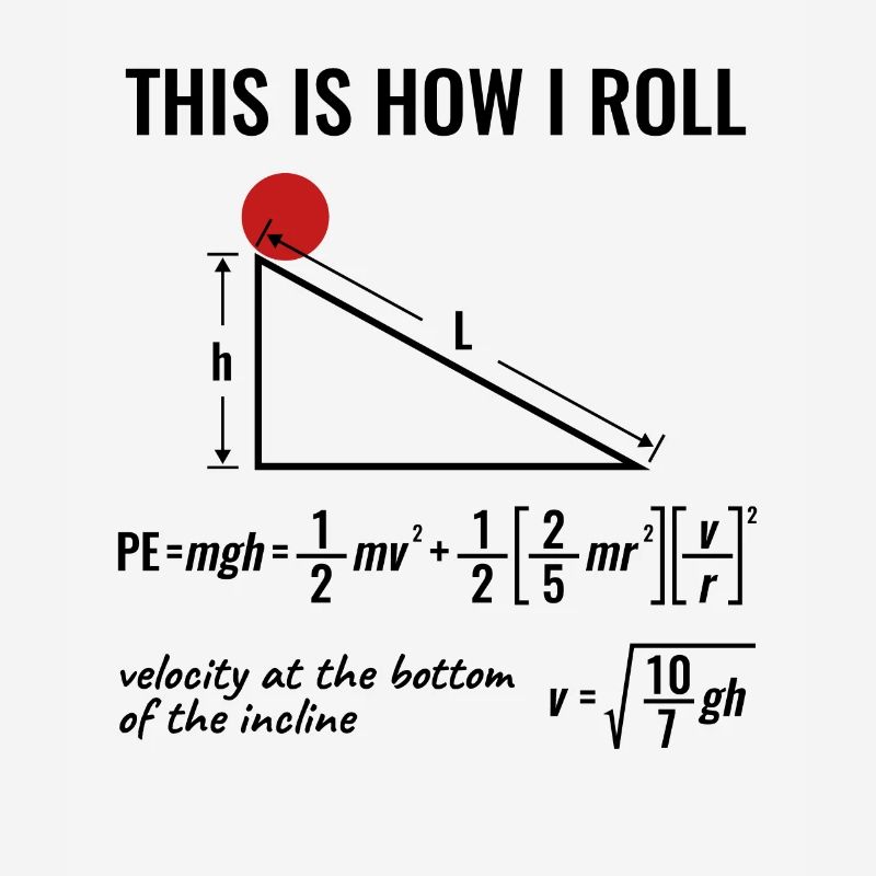 Funny Physics Design - This is How I Roll