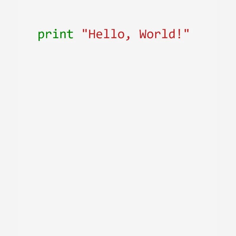 Hello World lustiges Geschenk Python Programmierer