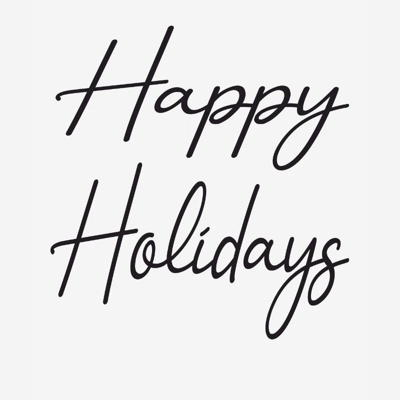 Happy Holidays Vacances Période de voyage Période de vacances