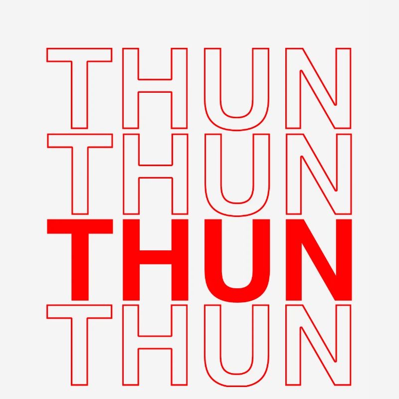 THUN Design - Red Calligraphy