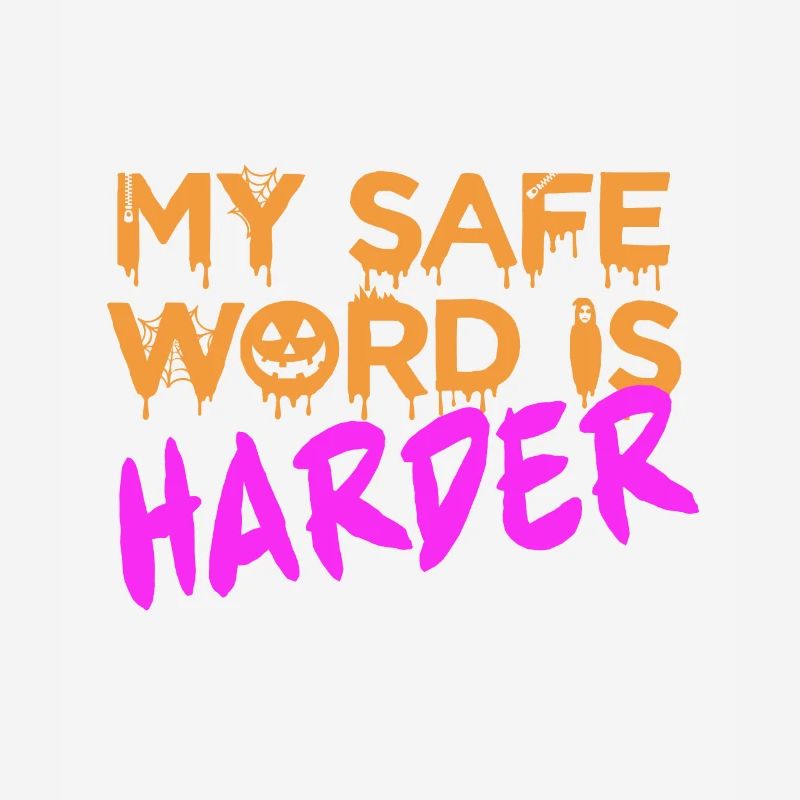 Halloween BDSM Mon mot de sécurité est plus difficile