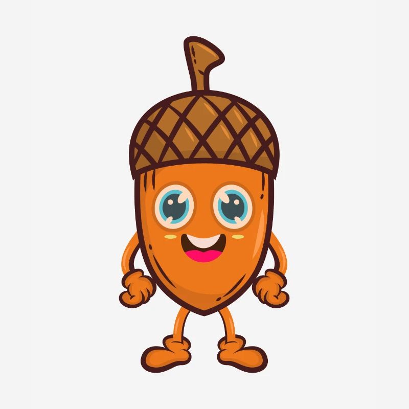 Eichel Eiche Baum Comic