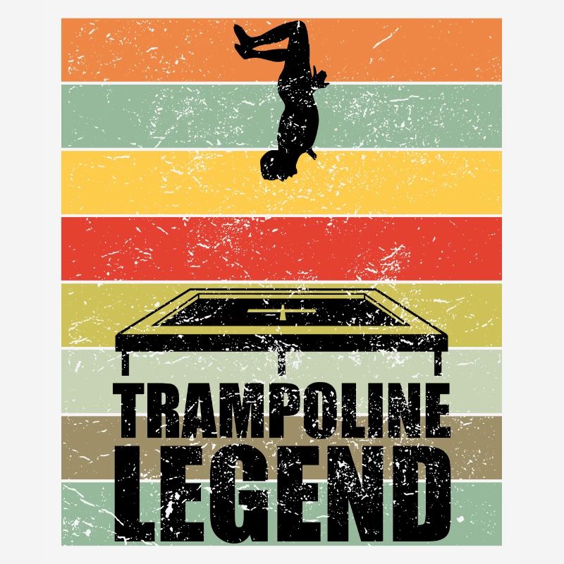 Trampoline Legend Trampolin Sprung Retro Geschenk