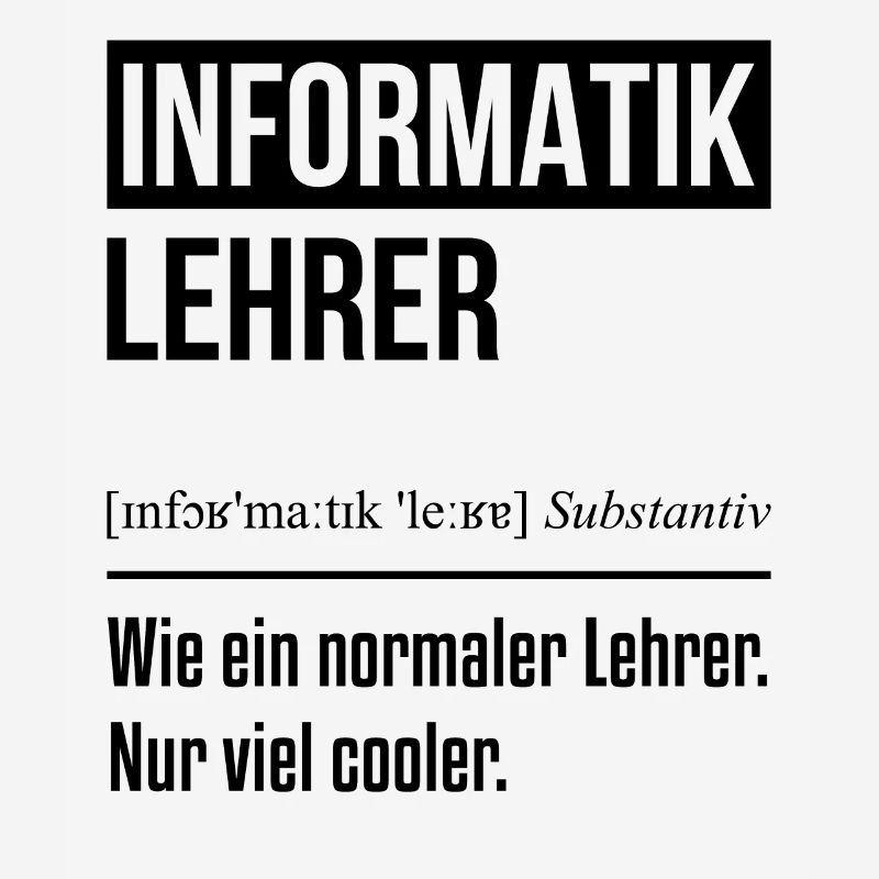 Informatiklehrer Informatik Lehrer Schule Schüler