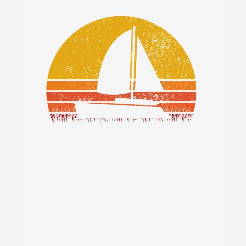 Sailing Retro Sunset Sunset Gift