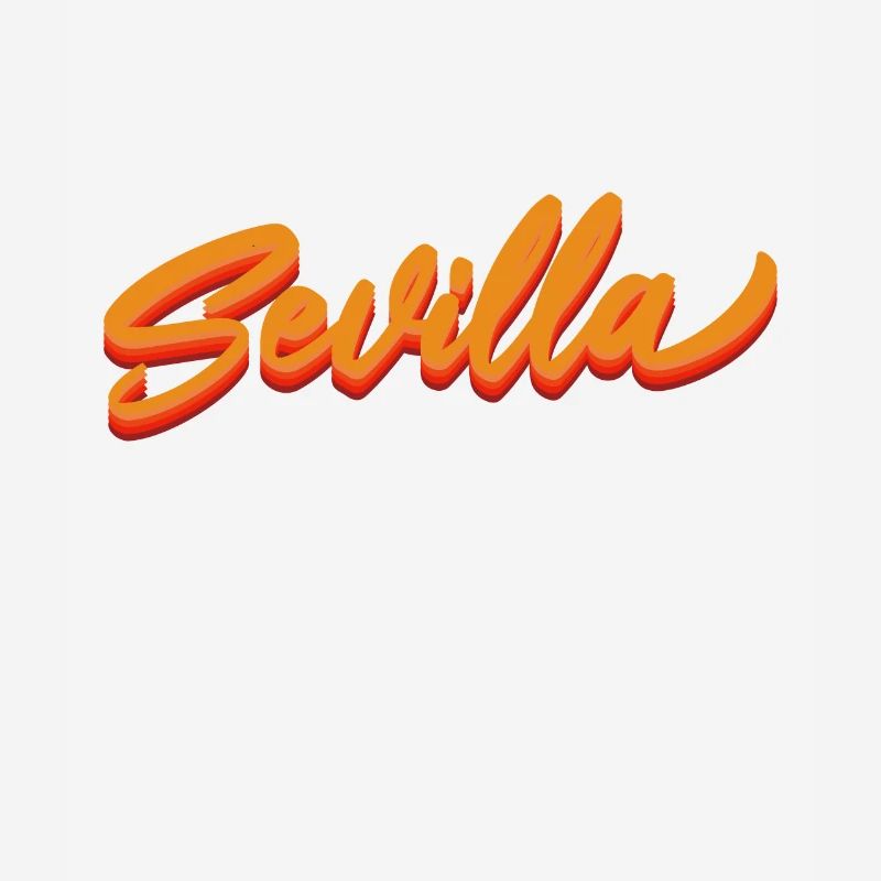 Sevilla Gradient Script Logo