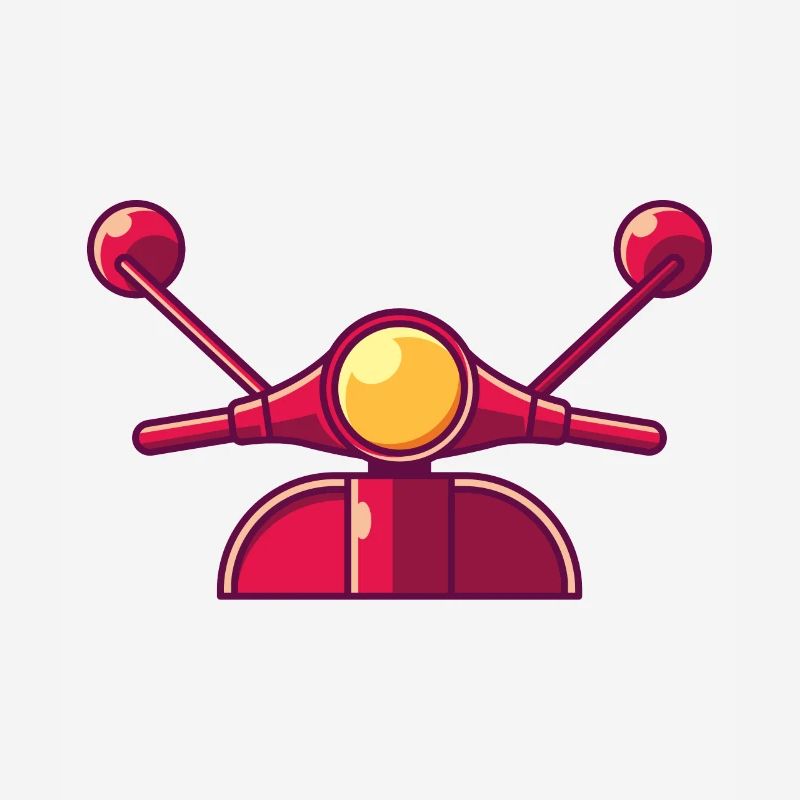 ROLLER RETRO Roller Geschenk Moped Rollerfahrer