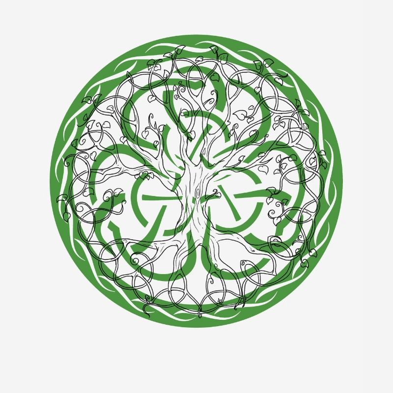 Celtic Ireland Viking Celtic Knot Pattern Tree