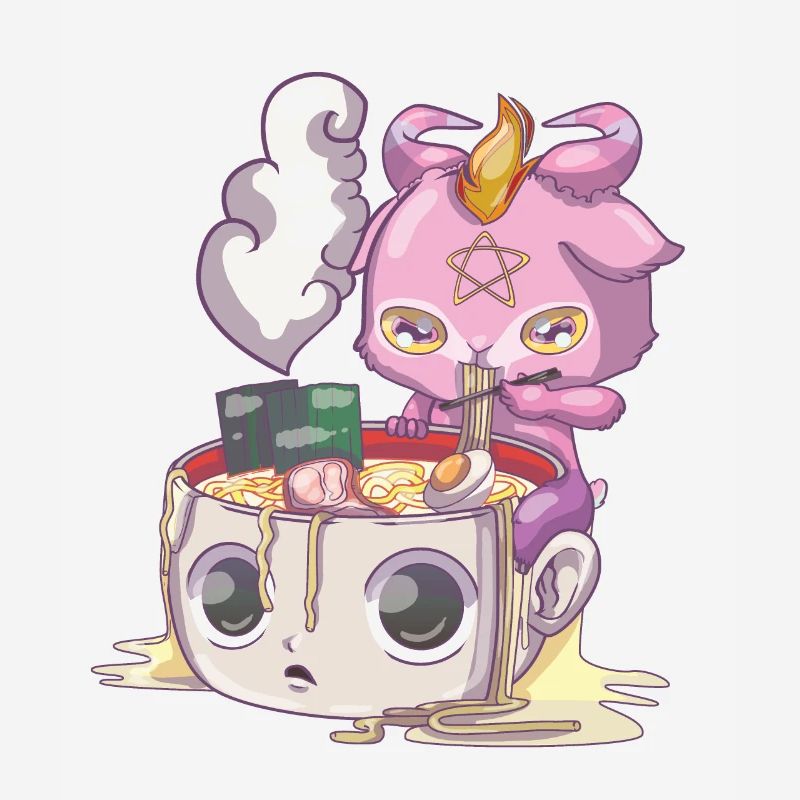 Pastel Goth Baphomet, Baphomet mignon bébé effrayant