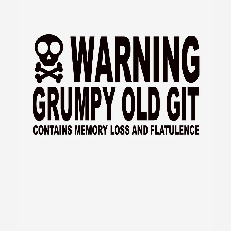 Warning Grumpy Old Git