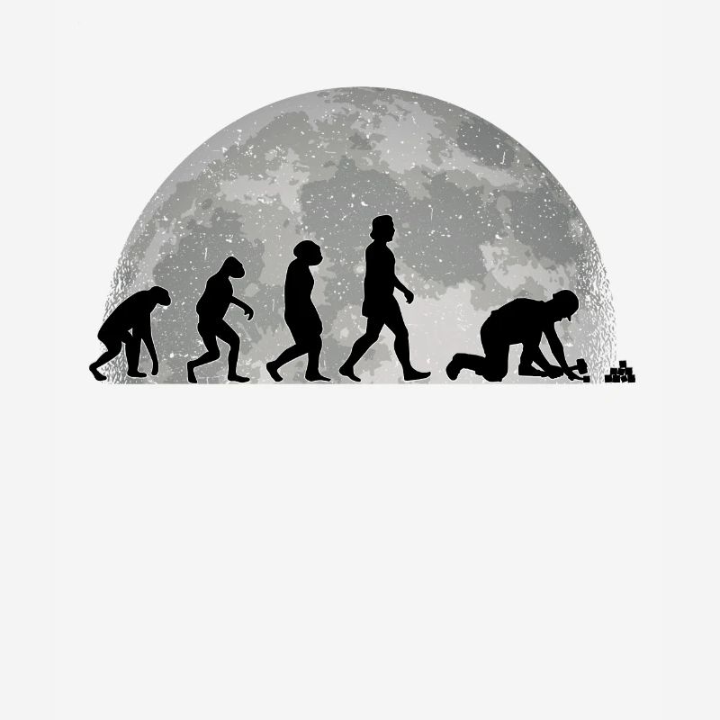 Pflasterer Evolution Mond Steinsetzer Geschenk