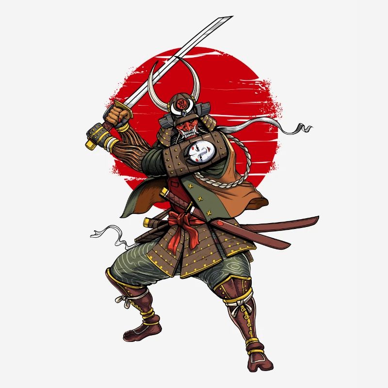 Samurai Krieger Dämon Oni