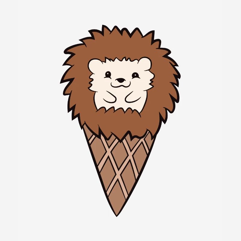 Funny Hedgehog Lover Hedgehog Cone
