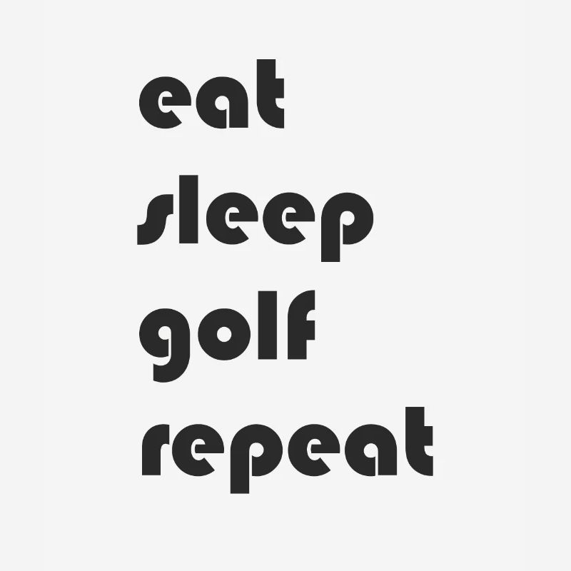 Golf - manger dormir golf répéter