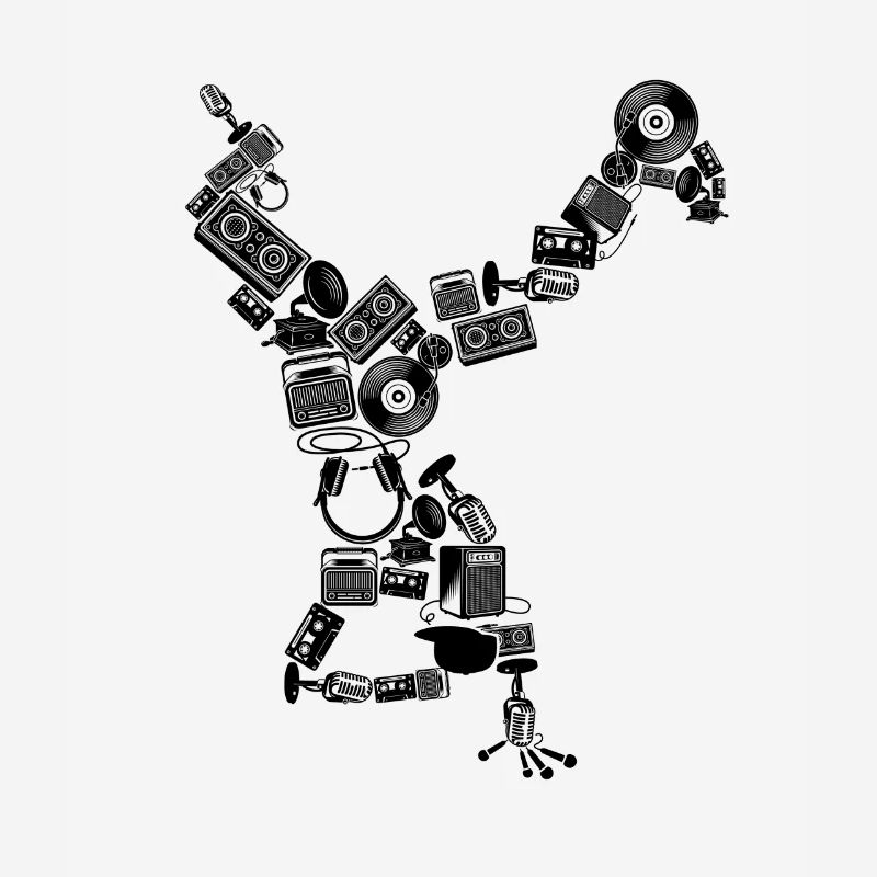 Breakdance B-Boy Dance 80s Breakdancing Dancer