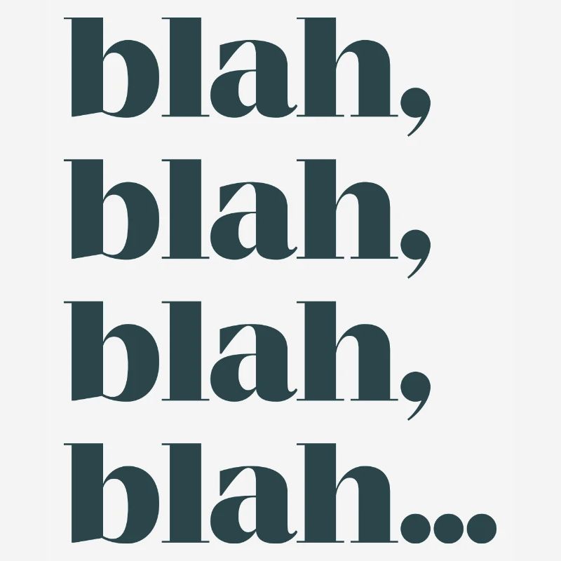 Bla bla bla bla
