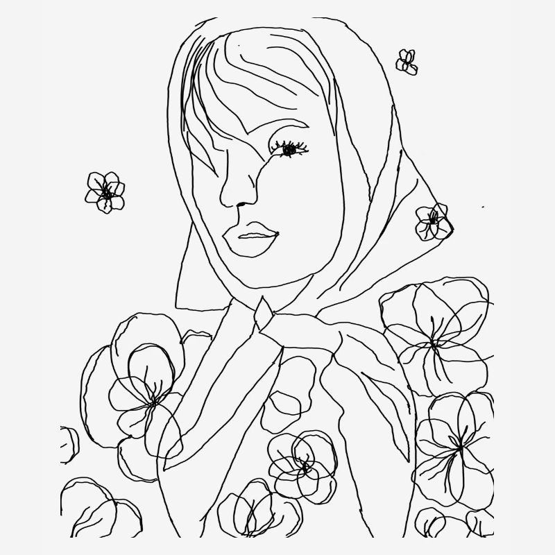 Fille de fleurs