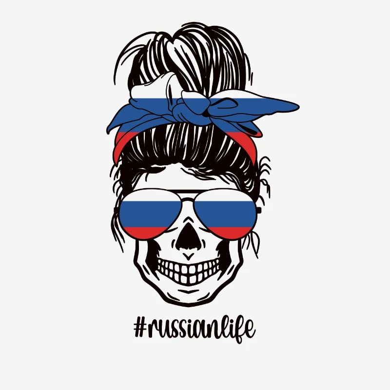 Fier drapeau russe Russie Racines russes