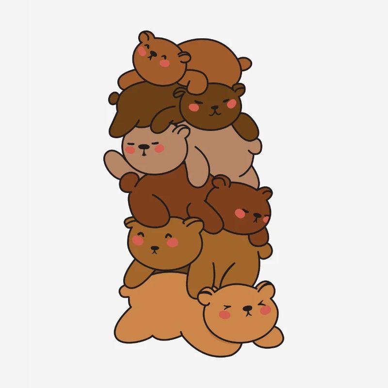 Bears Stack Cute Bear Anime Bears