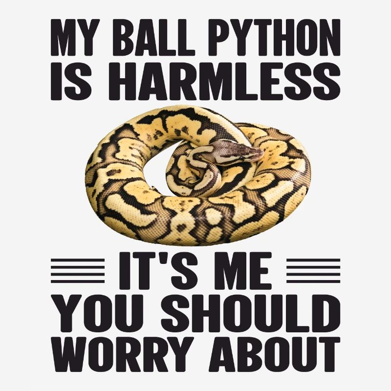 Je suis inquiet - Ball Python Snake