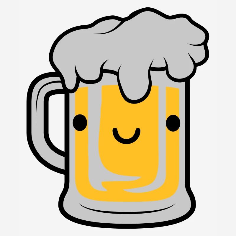 Süßes Bier Gesicht