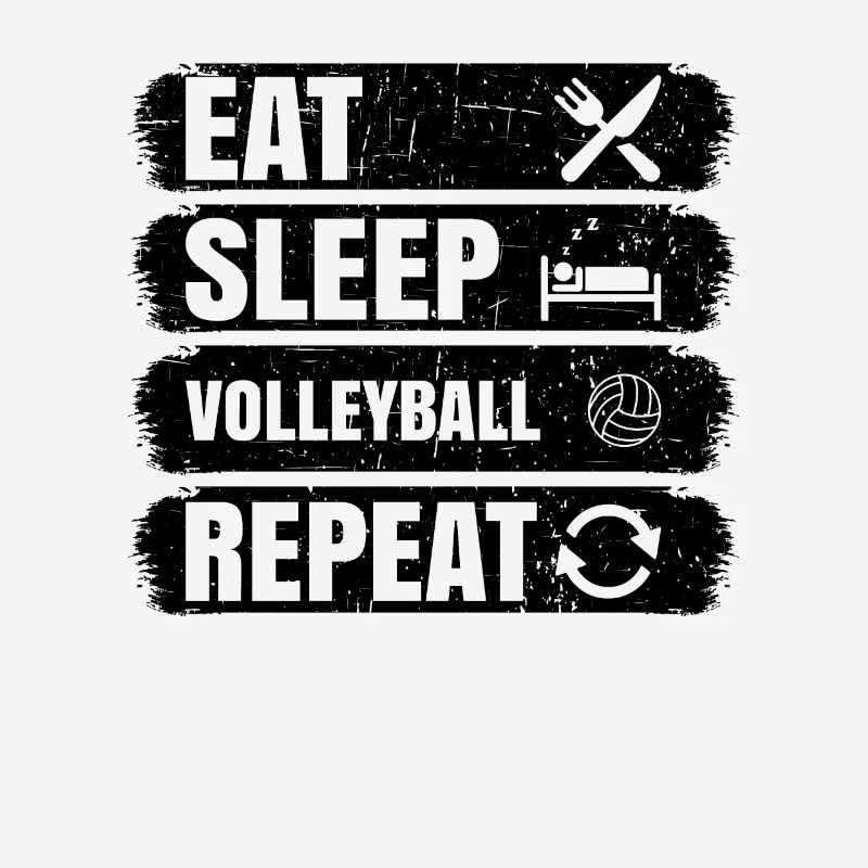 Eat Sleep Volleyball Repeat