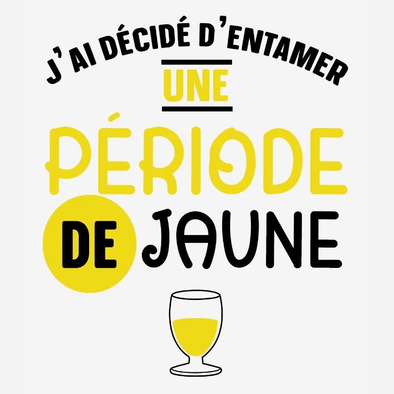 J'ai décidé d'entamer une période de jaune alcool