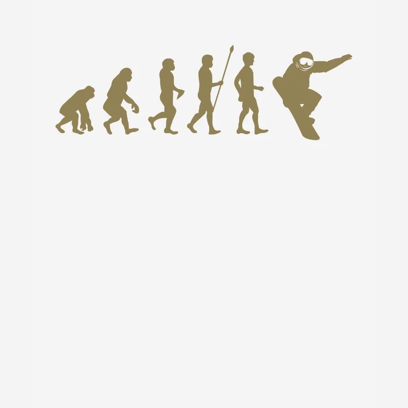 Snowboarder Evolution Geschenkidee