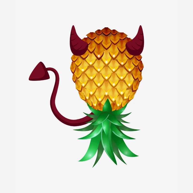Swinger Upside Down Bad Pineapple Devil Horn