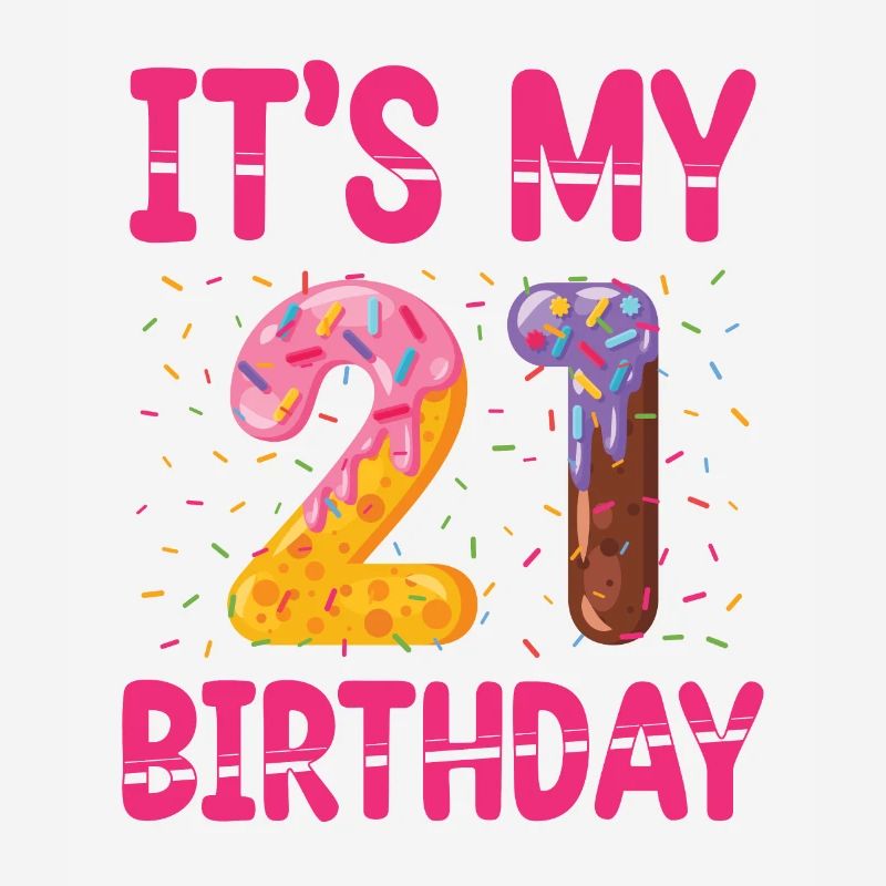 C’est mon 21e anniversaire | | du thème Sprinkles