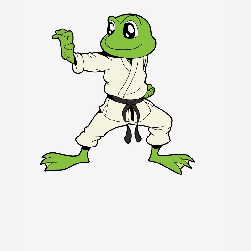 Comic Gecko does karate