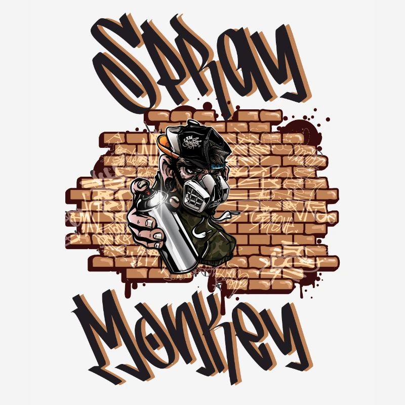 Spray Monkey Graffiti