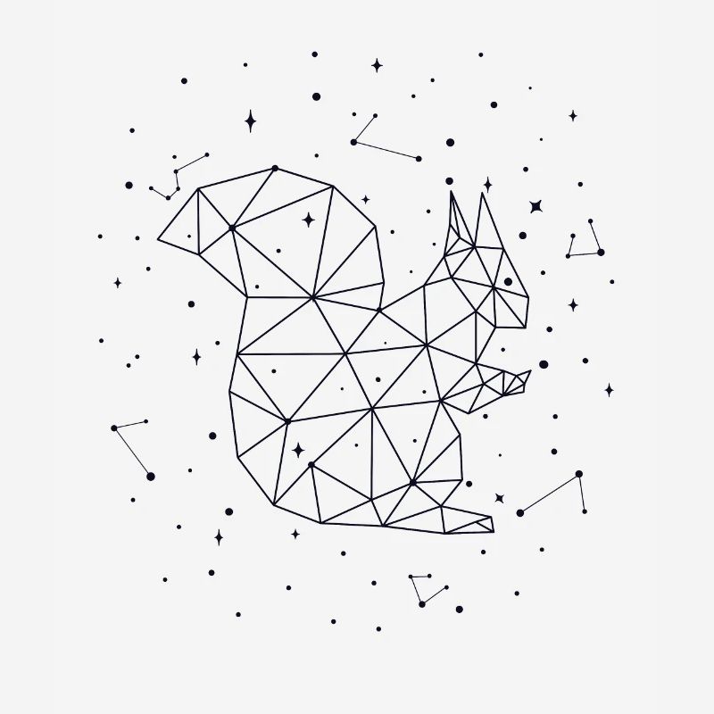 Sternbild Squirrel Constellation Squirrel