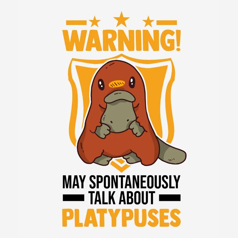 Schnabeltier Geschenkidee Platypus